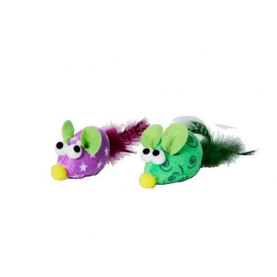 Mouse Toy Mixed Colours - Cat Toy - Bud'z