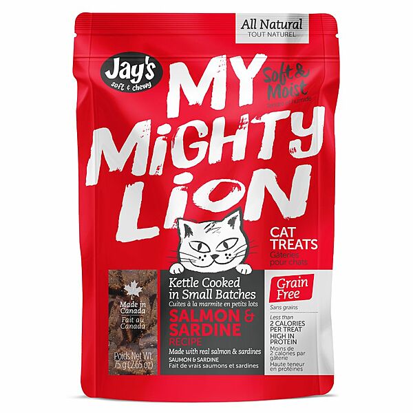My Mighty Lion Salmon & Sardine  - Cat Treats - Jay's