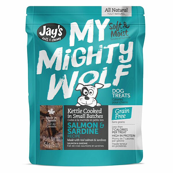 My Mighty Wolf Salmon & Sardines - Dog Treats - Jay's
