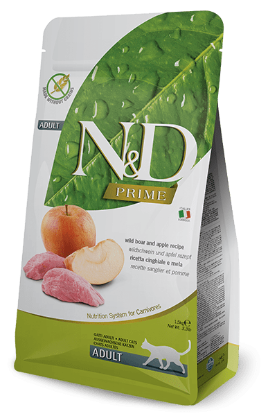 N&D Boar & Apple Adult - Dry Cat Food - Farmina