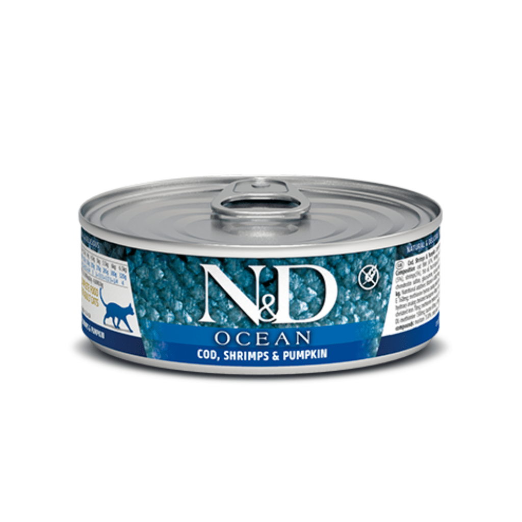 N&D Ocean Adult Cod, Shrimp & Pumpkin - Wet Cat Food - Farmina - PetToba-Farmina