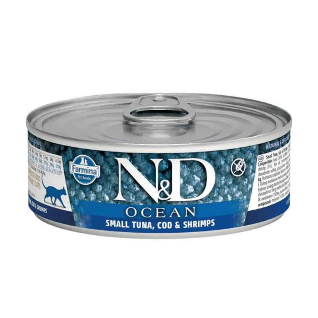 N&D Ocean Tuna, Cod & Shrimp - Wet Cat Food - Farmina