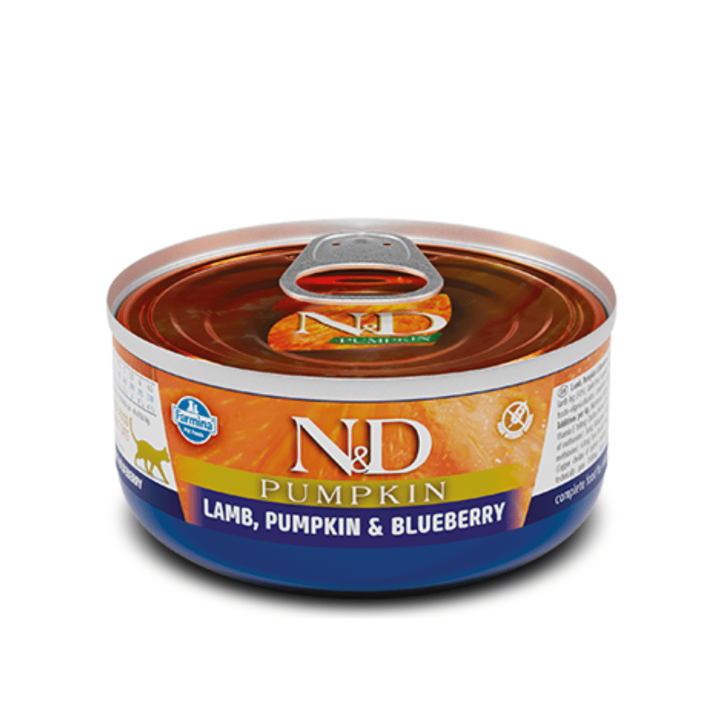 N&D Pumpkin Adult Lamb, Pumpkin & Blueberry - Wet Cat Food - Farmina - PetToba-Farmina