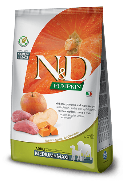 N&D Pumpkin Boar And Apple Adult Medium & Maxi - Dry Dog Food - Farmina - PetToba-Farmina