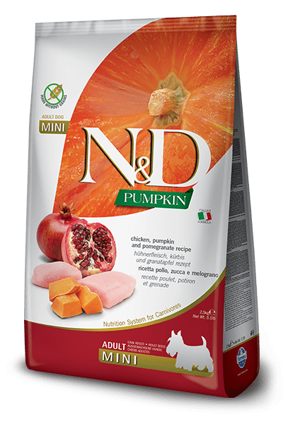 N&D Pumpkin Chicken And Pomegranate Adult Mini - Dry Dog Food - Farmina - PetToba-Farmina
