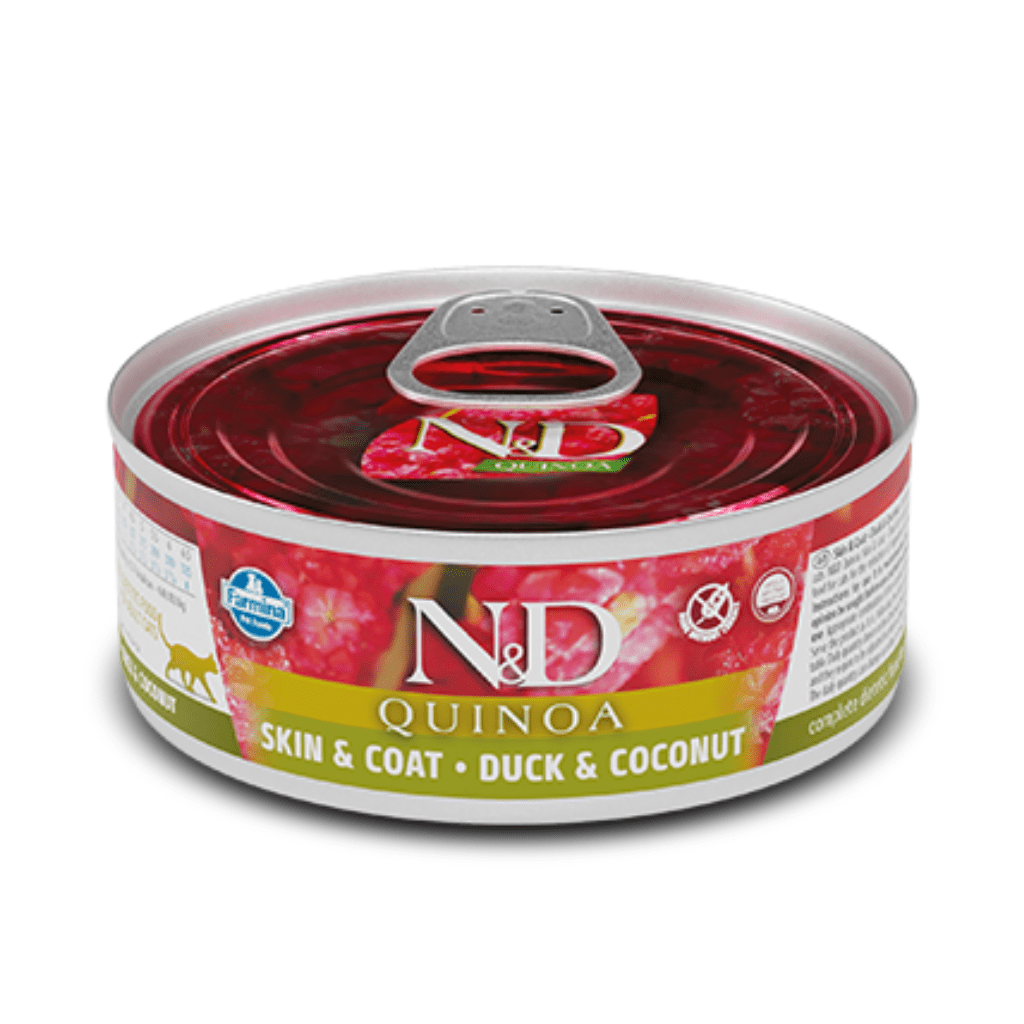 N&D Quinoa Adult Skin & Coat Duck & Coconut - Wet Cat Food - Farmina - PetToba-Farmina