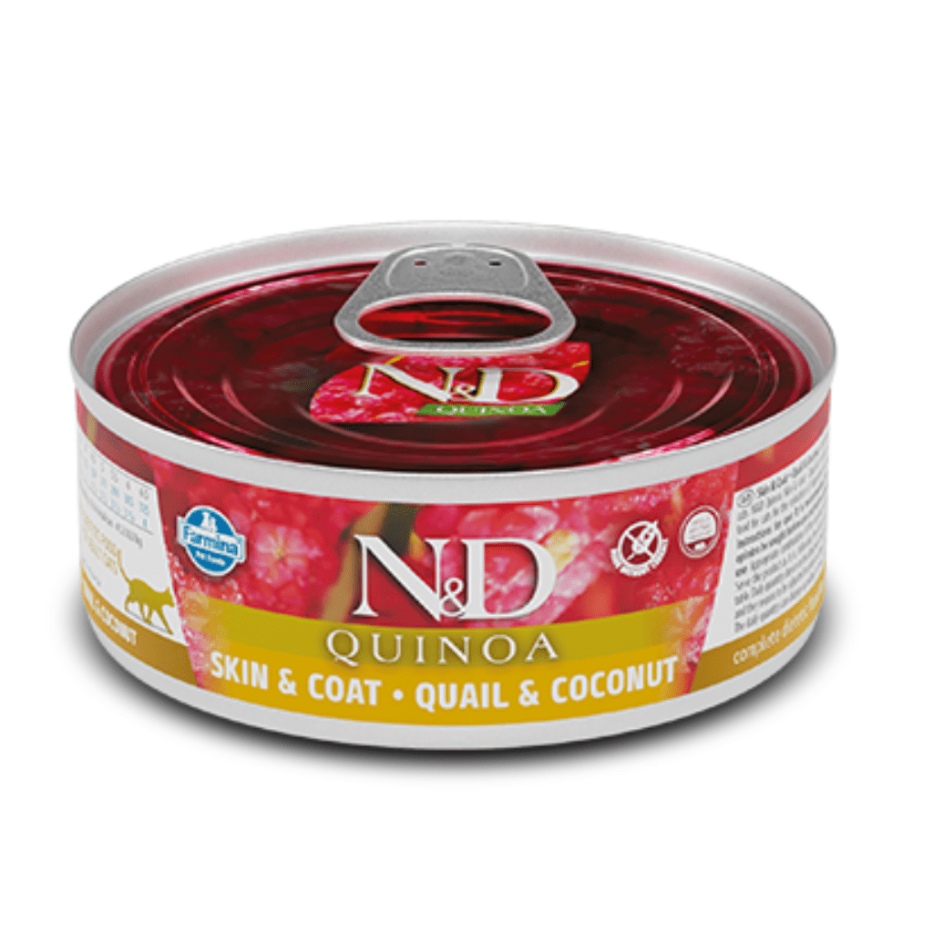 N&D Quinoa Adult Skin & Coat Quail & Coconut - Wet Cat Food - Farmina