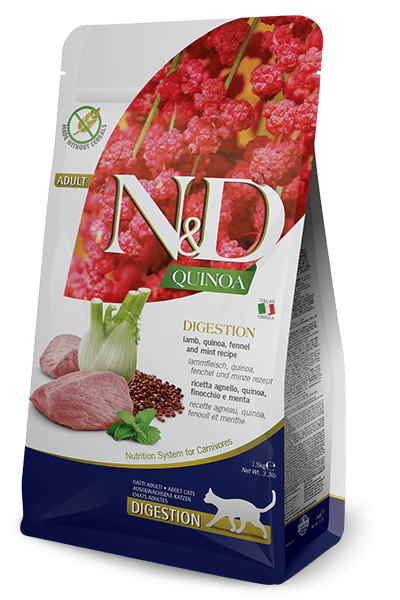 N&D Quinoa Digestion - Dry Cat Food - Farmina - PetToba-Farmina