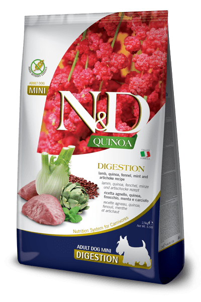 N&D Quinoa Digestion Lamb Mini - Dry Dog Food - Farmina - PetToba-Farmina