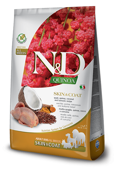 N&D Quinoa Skin & Coat Quail - Dry Dog Food - Farmina - PetToba-Farmina