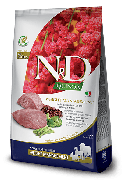 N&D Quinoa Weight Management Lamb -Dry Dog Food-Farmina - PetToba-Farmina