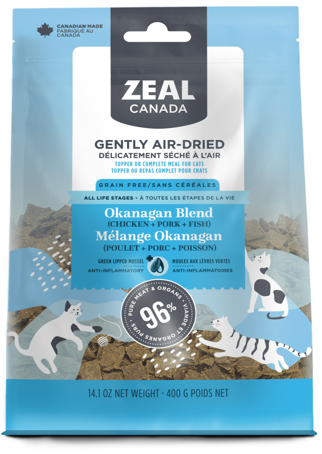 Okanagan blend - Air Dried Cat Food - Zeal