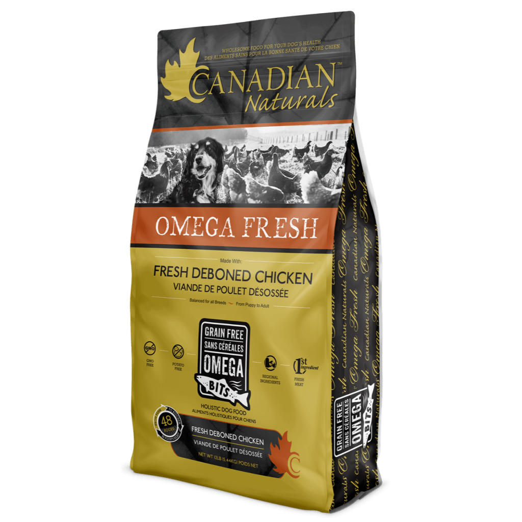 Omega Fresh Deboned Chicken Recipe for Dogs - Dry Dog Food -Canadian Naturals - PetToba-Canadian Naturals
