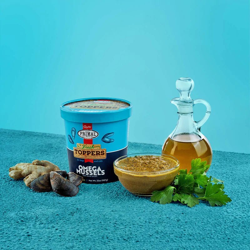 Omega Mussels - Frozen Food Topper - Primal Pet Foods - PetToba-Primal Pet Foods
