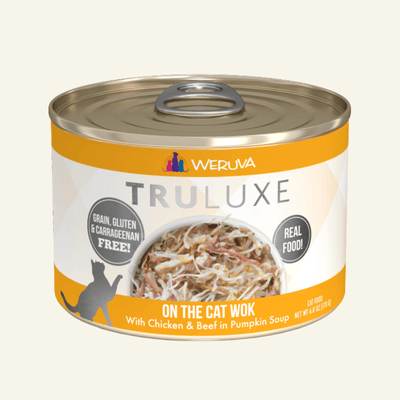 On the Cat Wok (Chicken & Beef in Pumpkin Soup) Canned Cat Food (3.0 oz Can/6 oz Can) - TruLuxe - PetToba-Truluxe