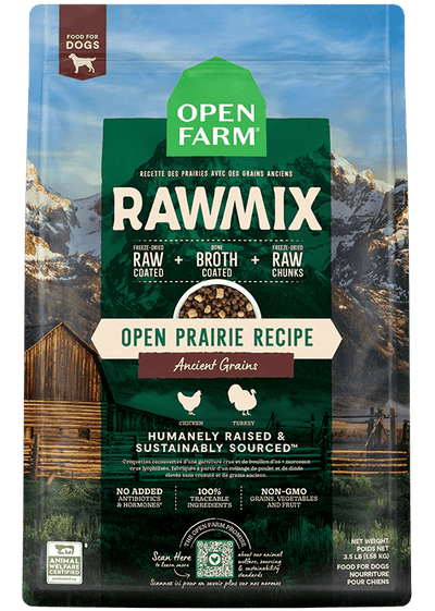 Open Prairie Ancient Grains RawMix - Dry Dog Food - Open Farm