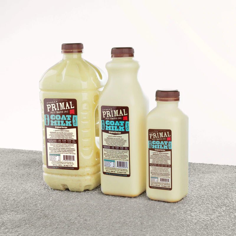 Original Goat Milk - Frozen Food Toppers - Primal Pet Foods - PetToba-Primal Pet Foods