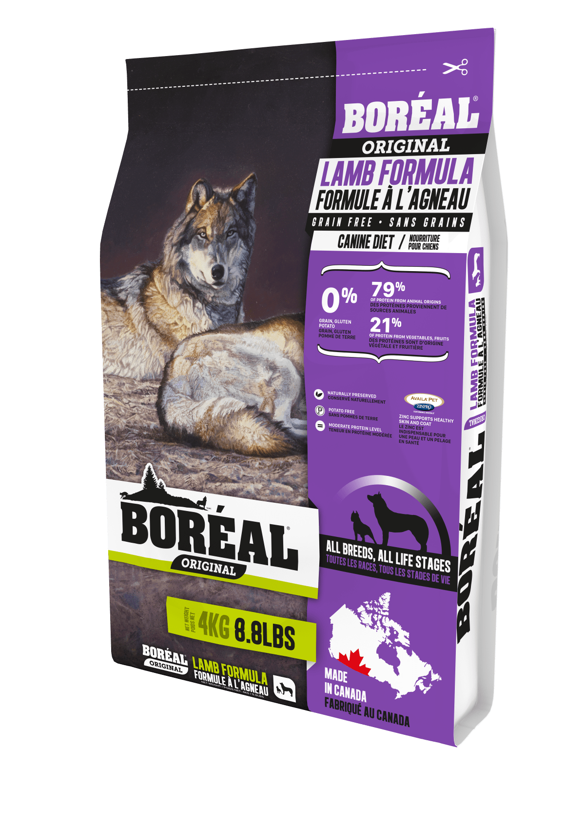 Original Lamb - Grain Free - Dry Dog Food - BORÉAL - PetToba-Boreal