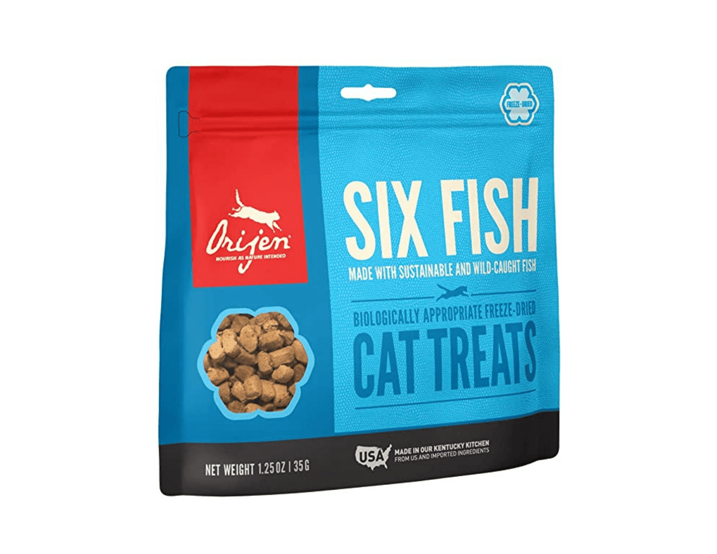 Orijen Freeze-Dried Cat Treats - 6 Fish 35 gm - PetToba-ORIJEN