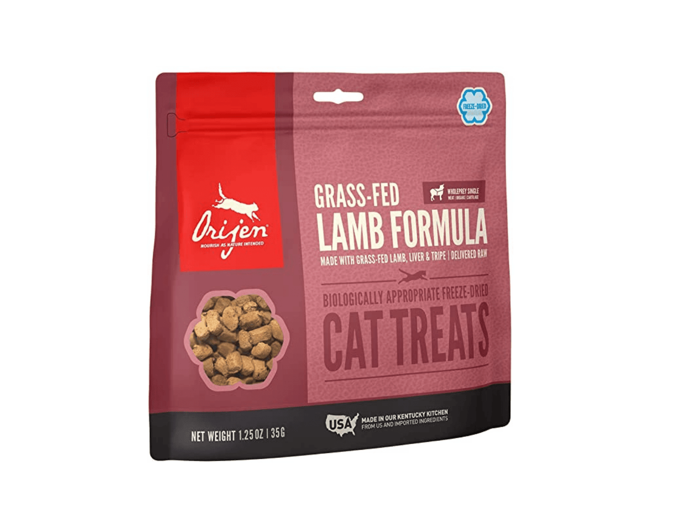 Orijen Freeze Dried  Cat Treats - Grass Fed Lamb 35 gm