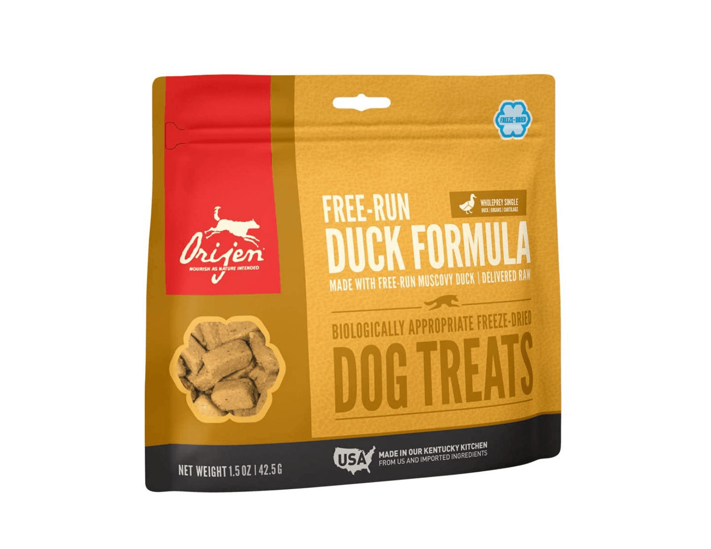 Orijen Freeze Dried Dog Treats - Free-Run Duck 92 gm