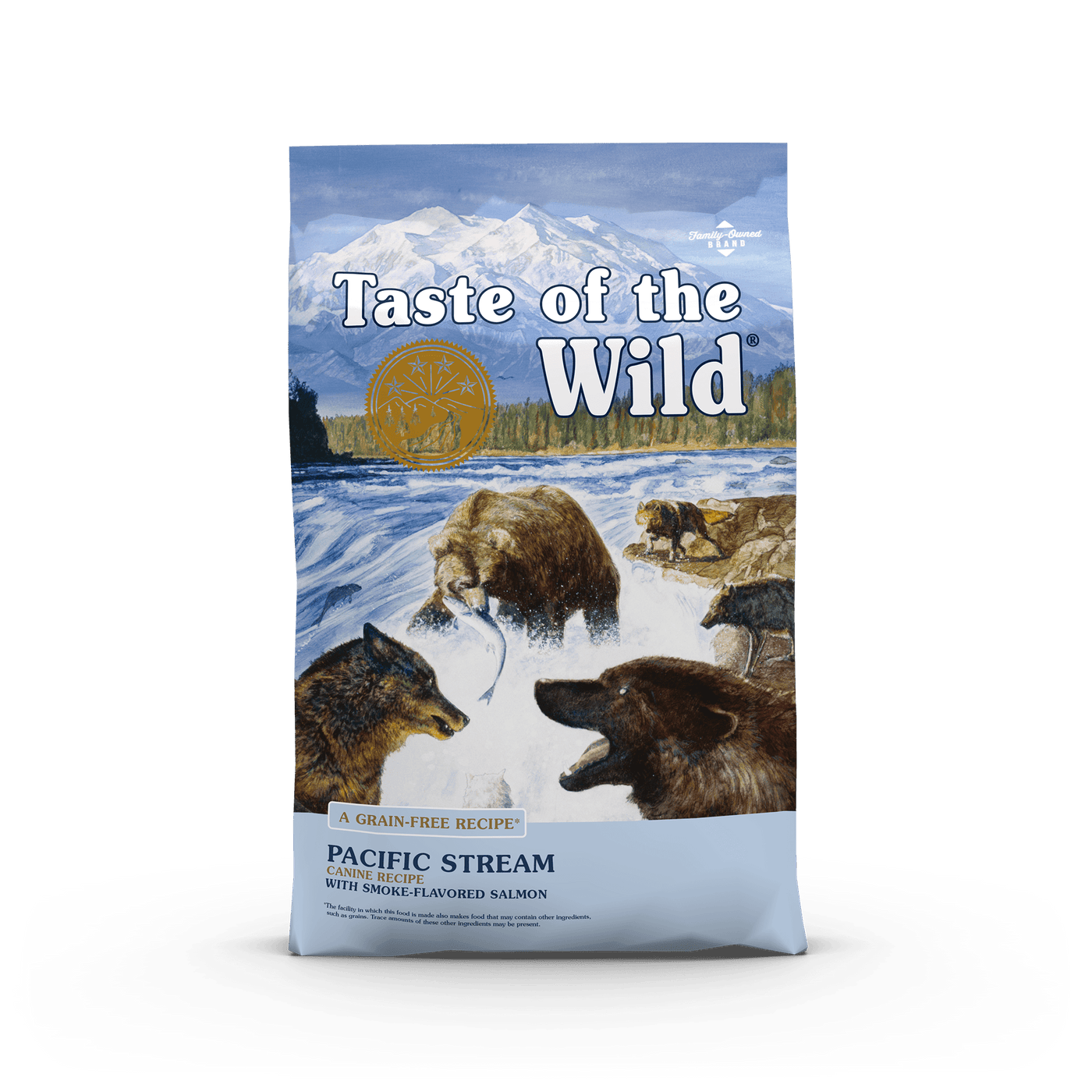 Pacific Stream Canine Recipe with Smoke-Flavored Salmon - Dry Dog Food - Taste Of The Wild