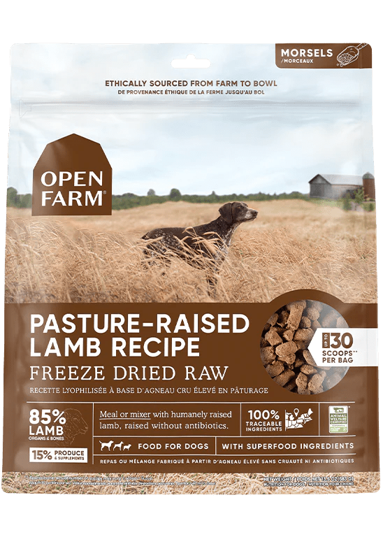 Pasture-raised Lamb - Freeze-Dried Raw Dog Food - Open Farm