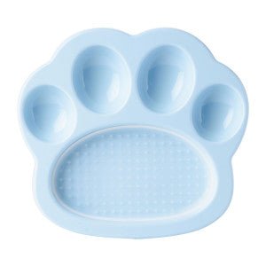 PAW 2-IN-1 Mini Slow Feeder & Lick Pad Baby Blue- Pet Dream House - PetToba-Pet Dream House