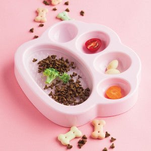 PAW 2-IN-1 Mini Slow Feeder & Lick Pad Baby Pink - Pet Dream House