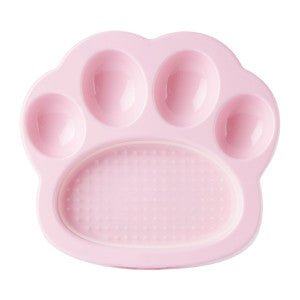 PAW 2-IN-1 Mini Slow Feeder & Lick Pad Baby Pink - Pet Dream House