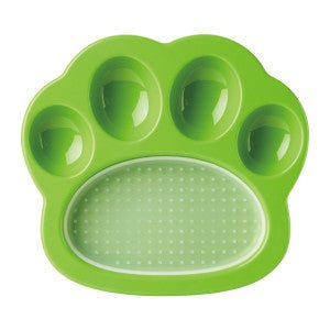 PAW 2-IN-1 Mini Slow Feeder & Lick Pad Green Easy - Pet Dream House