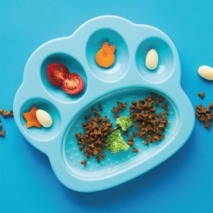 PAW 2-IN-1 Mini Slow Feeder & Lick Pad Pad Blue- Pet Dream House