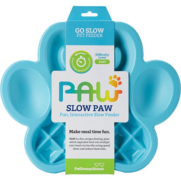 PAW Slow Feeder Blue - Pet Dream House - PetToba-Pet Dream House