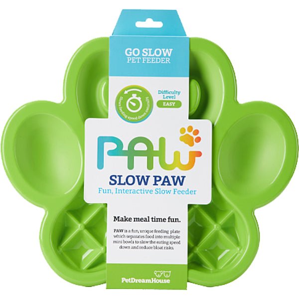 PAW Slow Feeder Green - Pet Dream House - PetToba-Pet Dream House