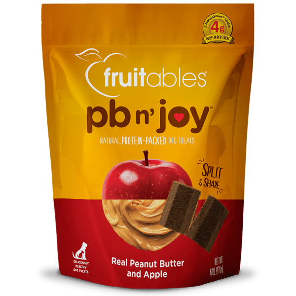 PB n' Joy Peanut Butter & Apple Bars Dog Treats 170 g - Fruitables