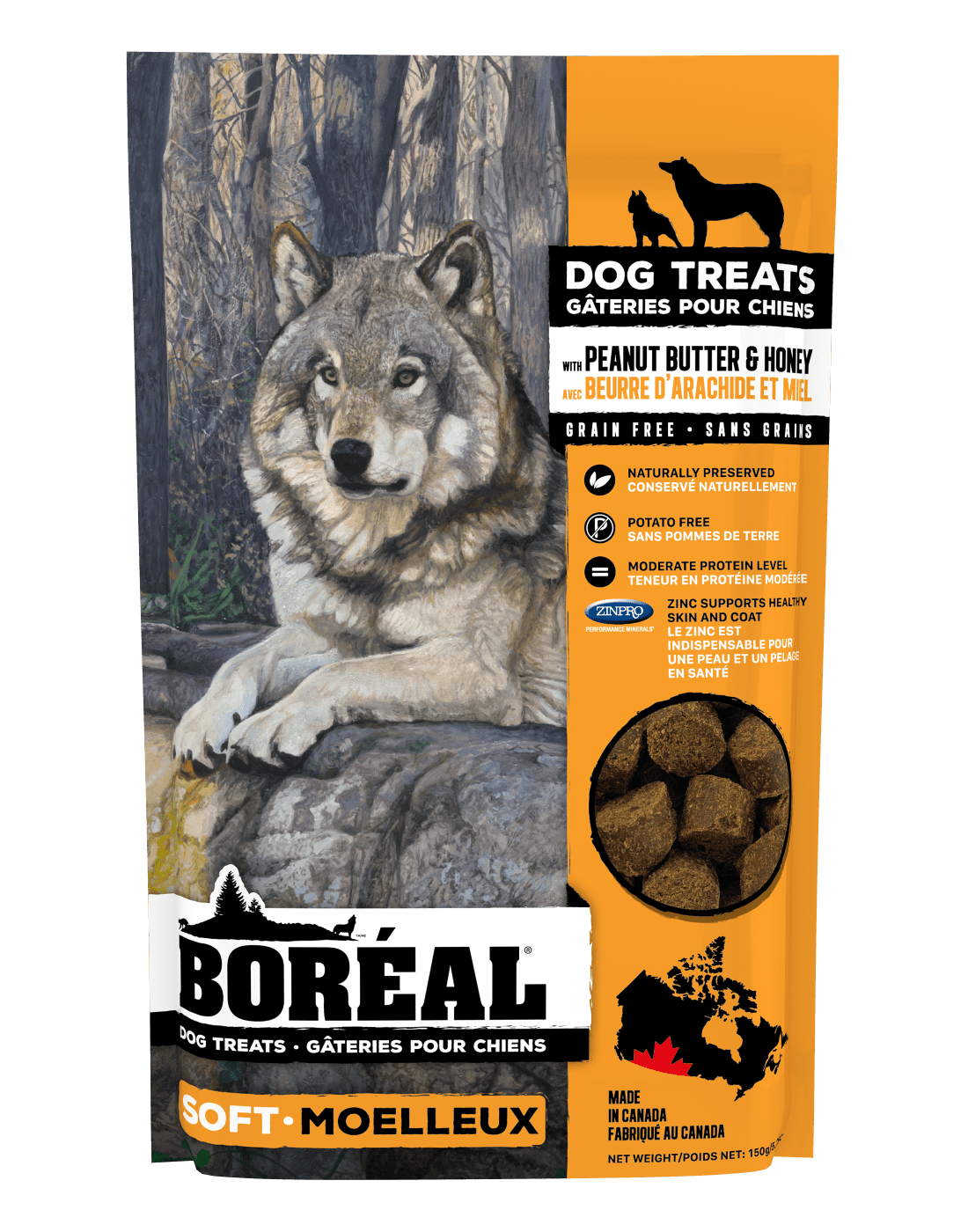 Peanut Butter And Honey - Dog Treats - BORÉAL - PetToba-Boreal