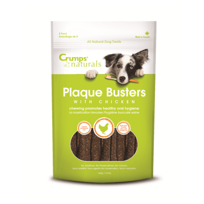 Plaque Busters Chicken Dog Chew 7" - Crumps' Naturals - PetToba-Crumps' Naturals