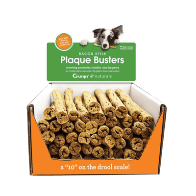 Plaque Busters with Bacon Dog Chew 7" - Crumps' Naturals - PetToba-Crumps' Naturals