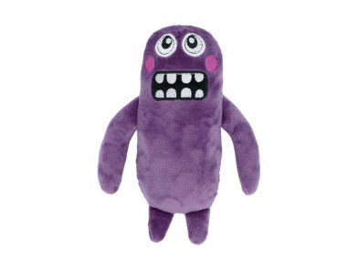 Plush Dog Toy Monster Croque-Tete Purple 8" - Dog Toy - Bud'z