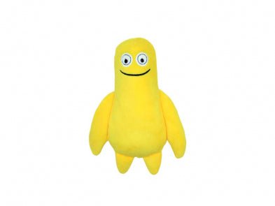 Plush Dog Toy Monster Smiling Bob Yellow 8" - Dog Toy - Bud'z