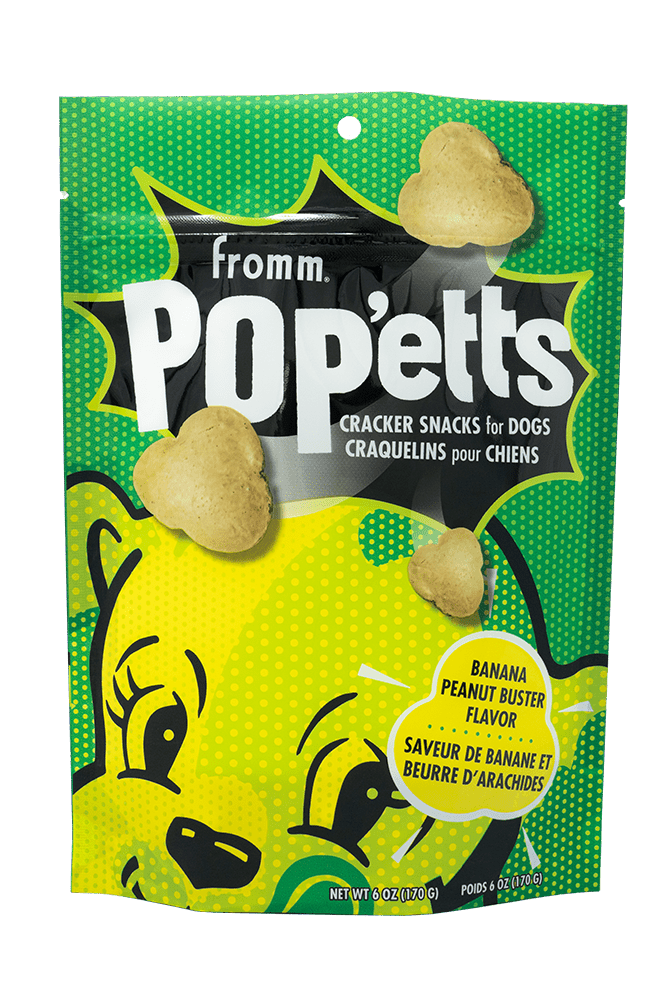 Pop'etts Banana Peanut Buster Cracker - Dog Treats - Fromm - PetToba-Fromm