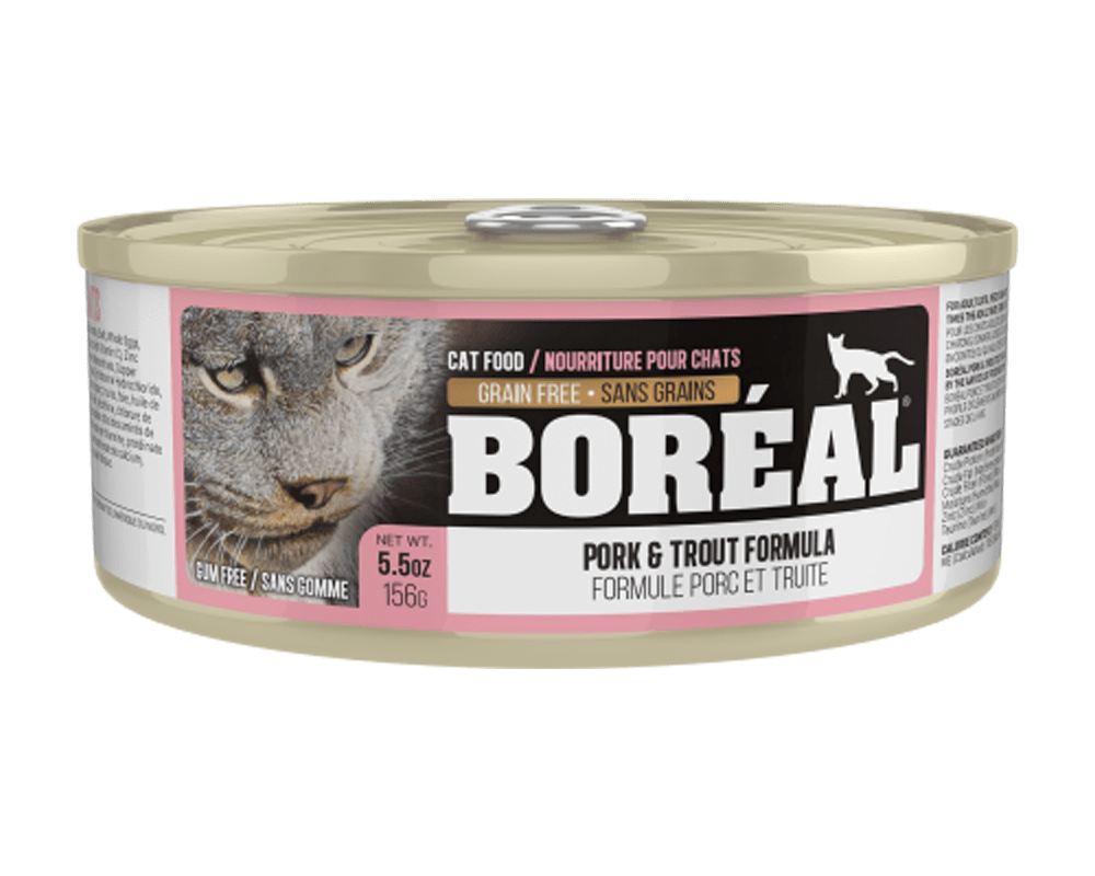 Pork And Trout - Wet Cat Food - BORÉAL