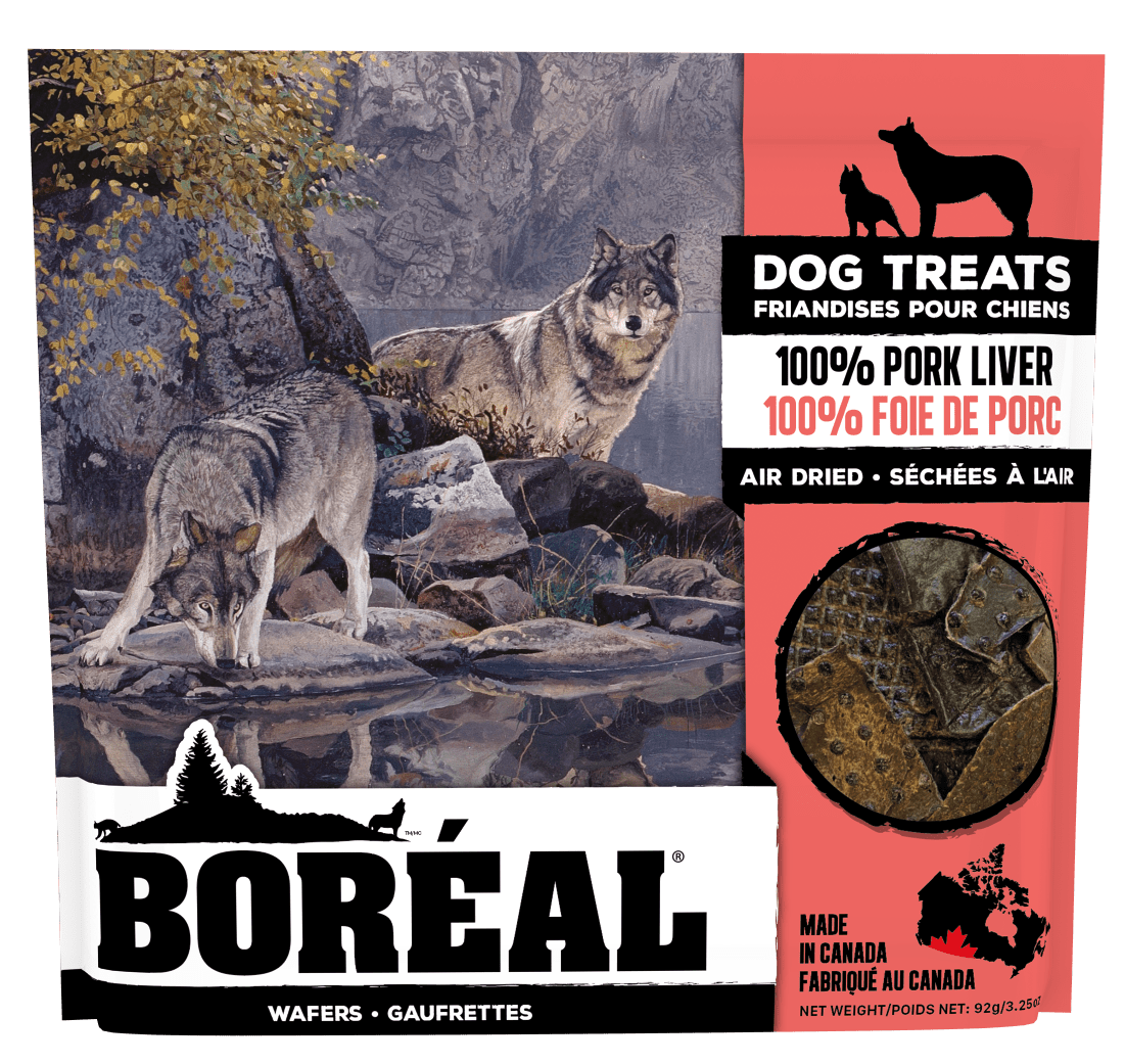 Pork Liver Air Dried Treats - Dog Air Dried Treats - BORÉAL - PetToba-Boreal