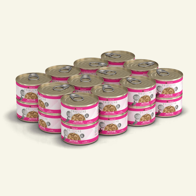 Pretty in Pink (Salmon in Gravy) Canned Cat Food (3.0 oz Can/6 oz Can) - TruLuxe - PetToba-Truluxe
