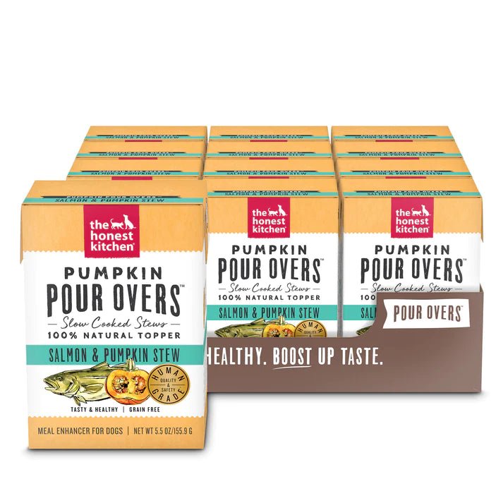 Pumpkin PourOvers: Salmon & Pumpkin - Dog Food Topper - The Honest Kitchen - PetToba-The Honest Kitchen