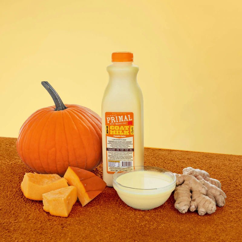 Pumpkin Spice Goat Milk - Frozen Food Toppers - Primal Pet Foods - PetToba-Primal Pet Foods
