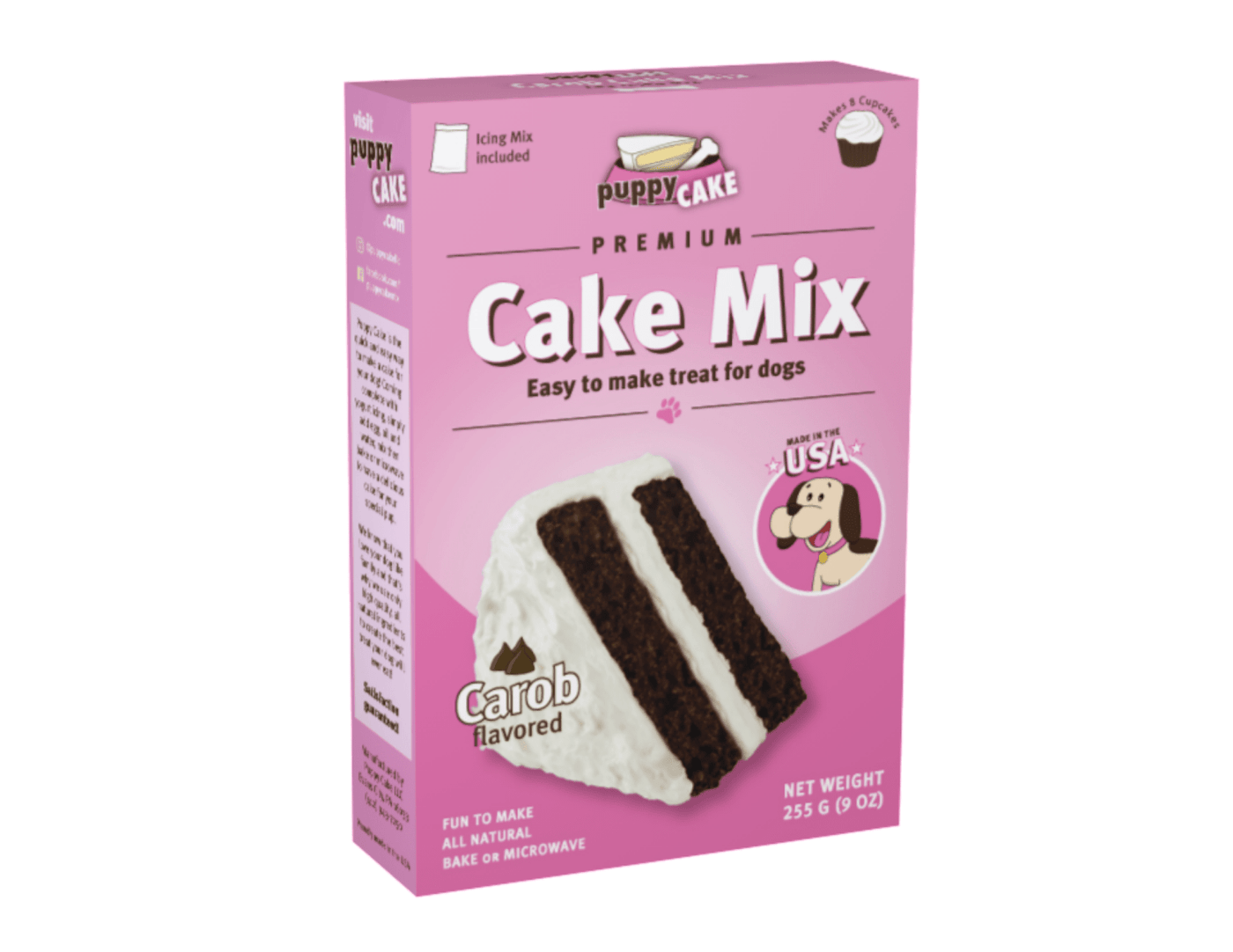 Puppy Cake Mix - Carob Flavored - PetToba-Puppy Cake