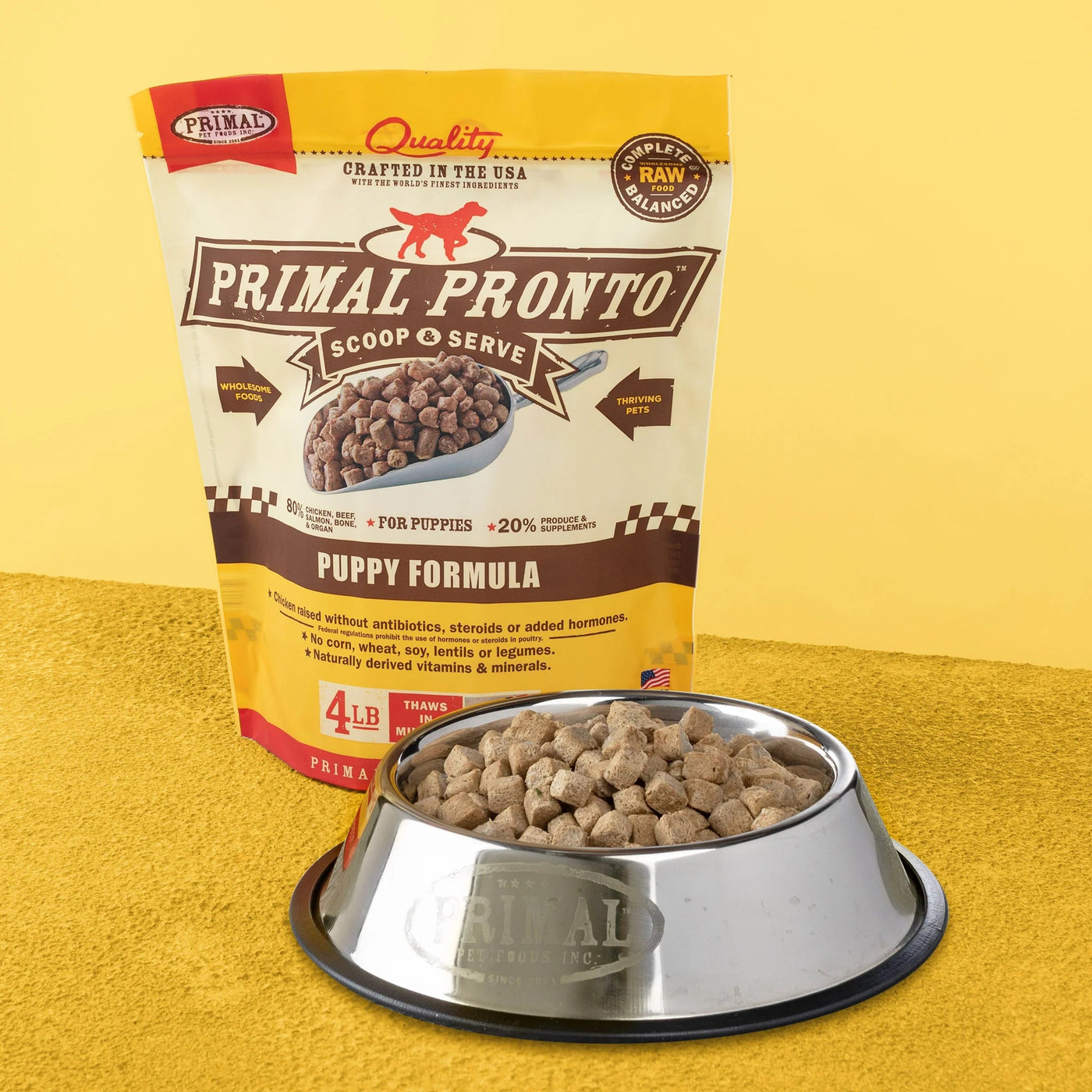 Puppy Canine Raw Pronto - Frozen Raw Dog Food - Primal Pet Foods