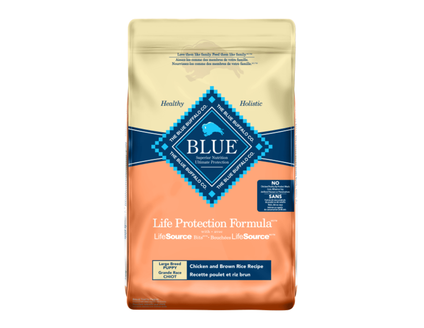 Puppy Large Breed Chicken and Brown Rice - Dry Dog Food - Blue Buffalo - PetToba-Blue Buffalo