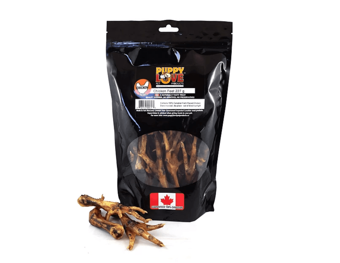 Puppy Love - Chicken Feet 227g/8 oz. for Cats and Dogs - PetToba-Puppy Love